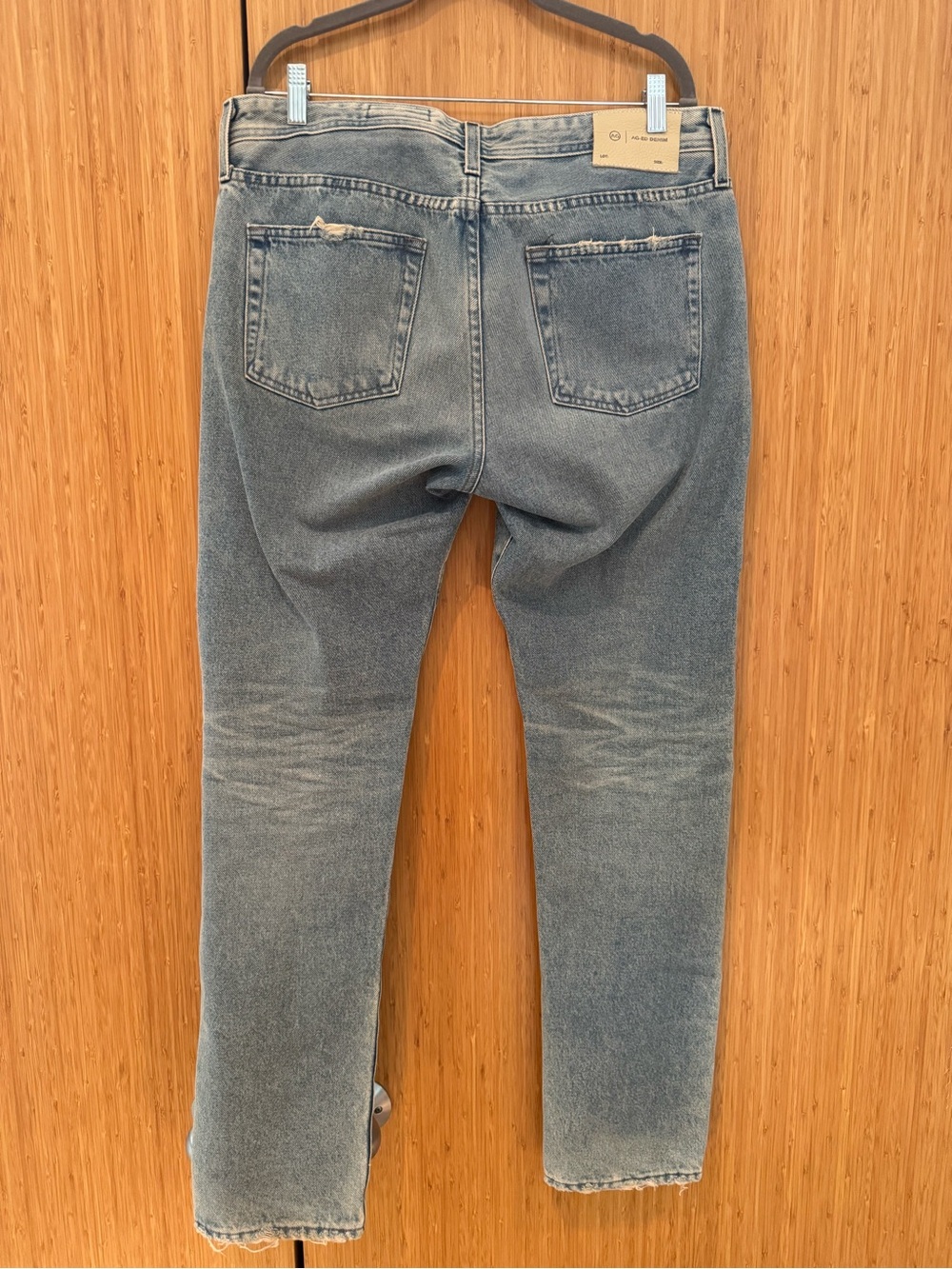 AG Adriano Goldschmied AG-ED Distressed Light Wash Jeans 34x33